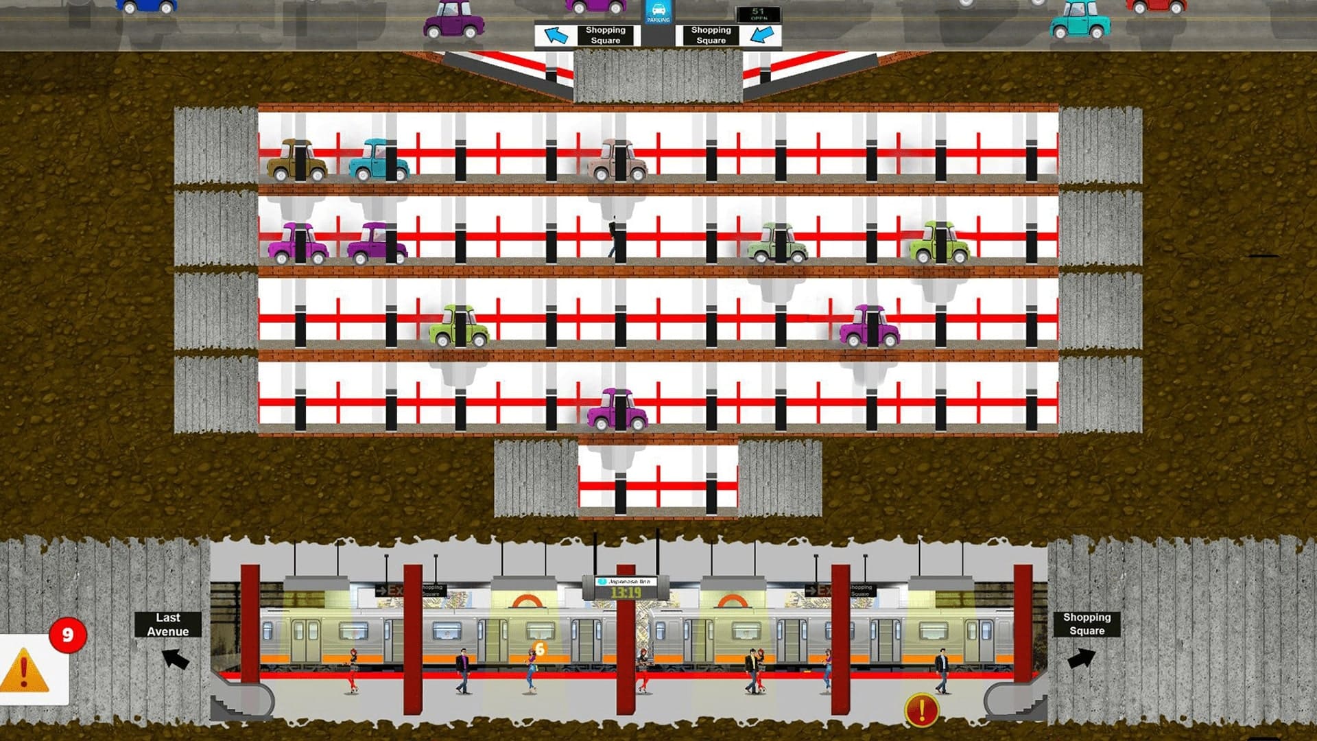 Shopping tycoon parking underground